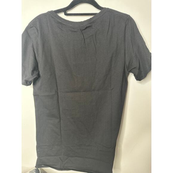 NWT Recycled Karma British Invasion Black T-Shirt Sz M - Picture 3 of 3